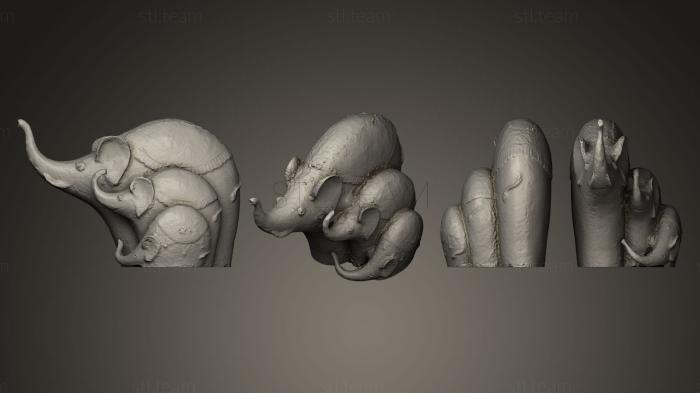 Статуэтки животных Слоники